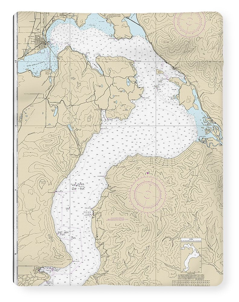 Nautical Chart-18554 Lake Pend Oreille - Blanket