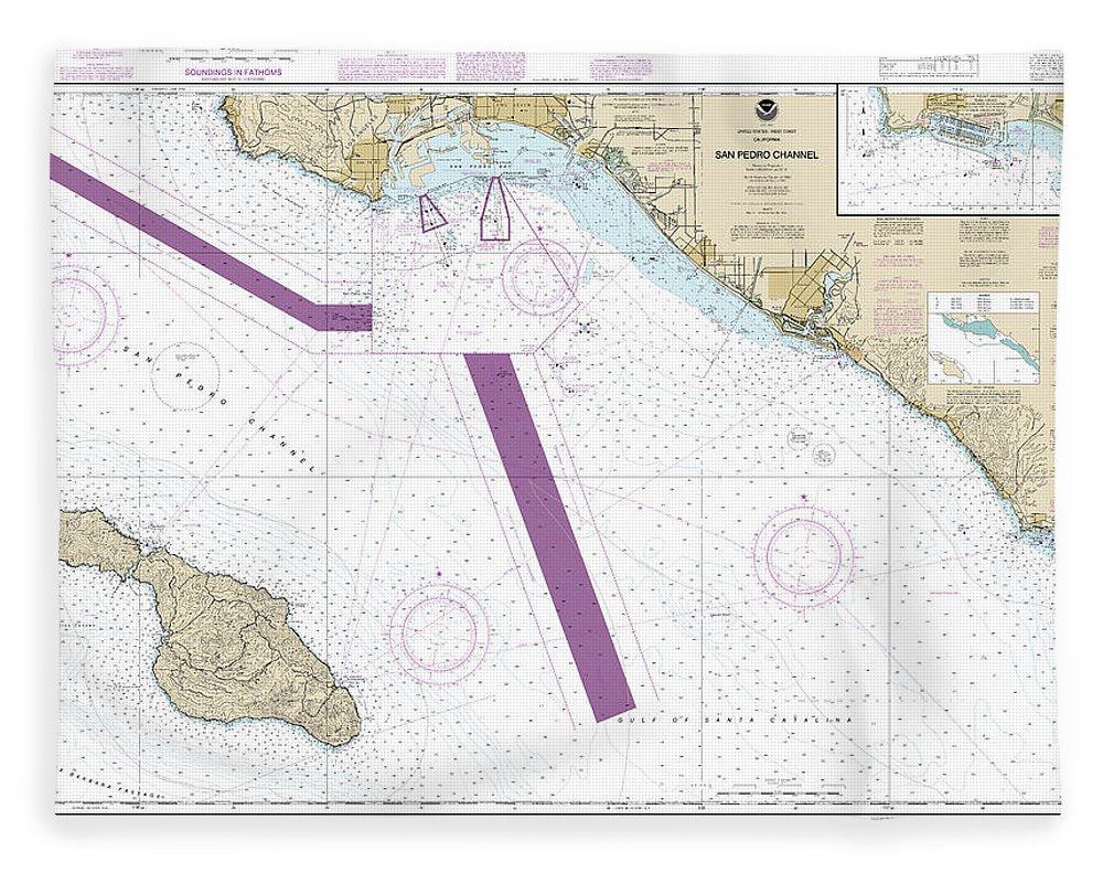Nautical Chart-18746 San Pedro Channel, Dana Point Harbor - Blanket