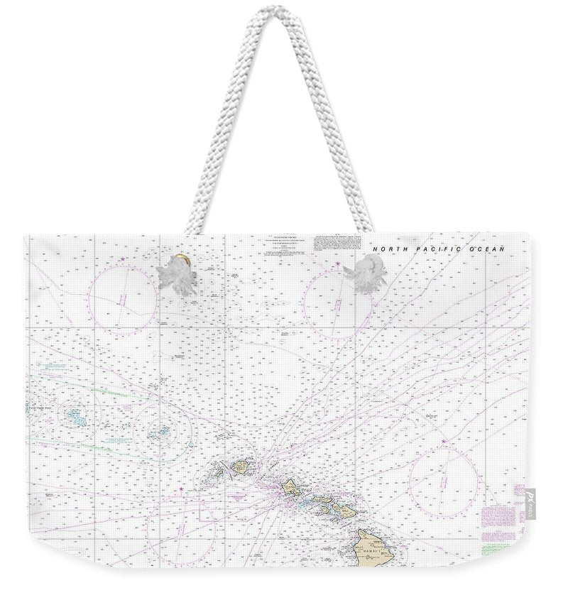 Nautical Chart-19007 Hawaii-french Frigate Shoals - Weekender Tote Bag