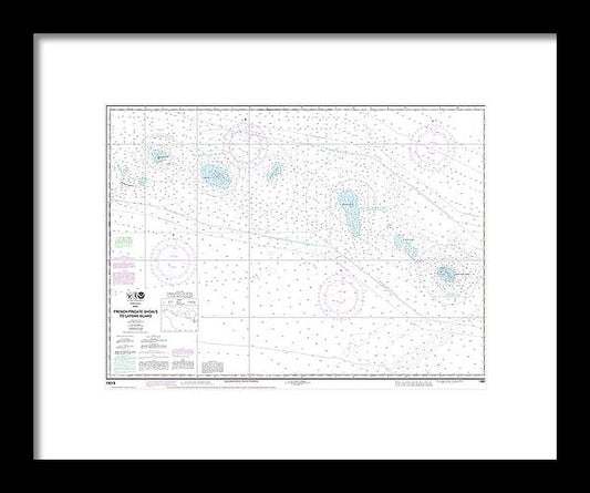 Nautical Chart-19019 French Frigate Shoals-laysan Island - Framed Print
