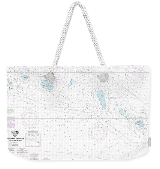 Nautical Chart-19019 French Frigate Shoals-laysan Island - Weekender Tote Bag