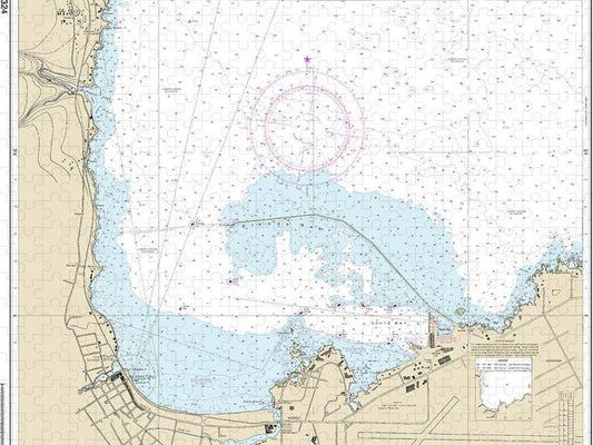 Nautical Chart 19324 Island Hawaii Hilo Bay Puzzle