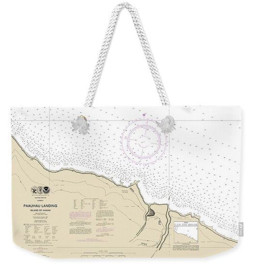 Nautical Chart-19326 Paauhau Landing Island-hawaii - Weekender Tote Bag