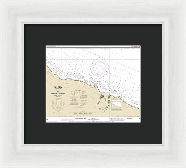 Nautical Chart-19326 Paauhau Landing Island-hawaii - Framed Print