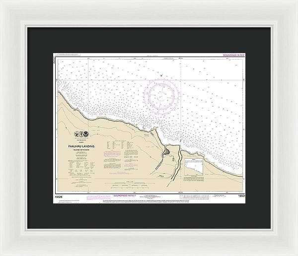 Nautical Chart-19326 Paauhau Landing Island-hawaii - Framed Print