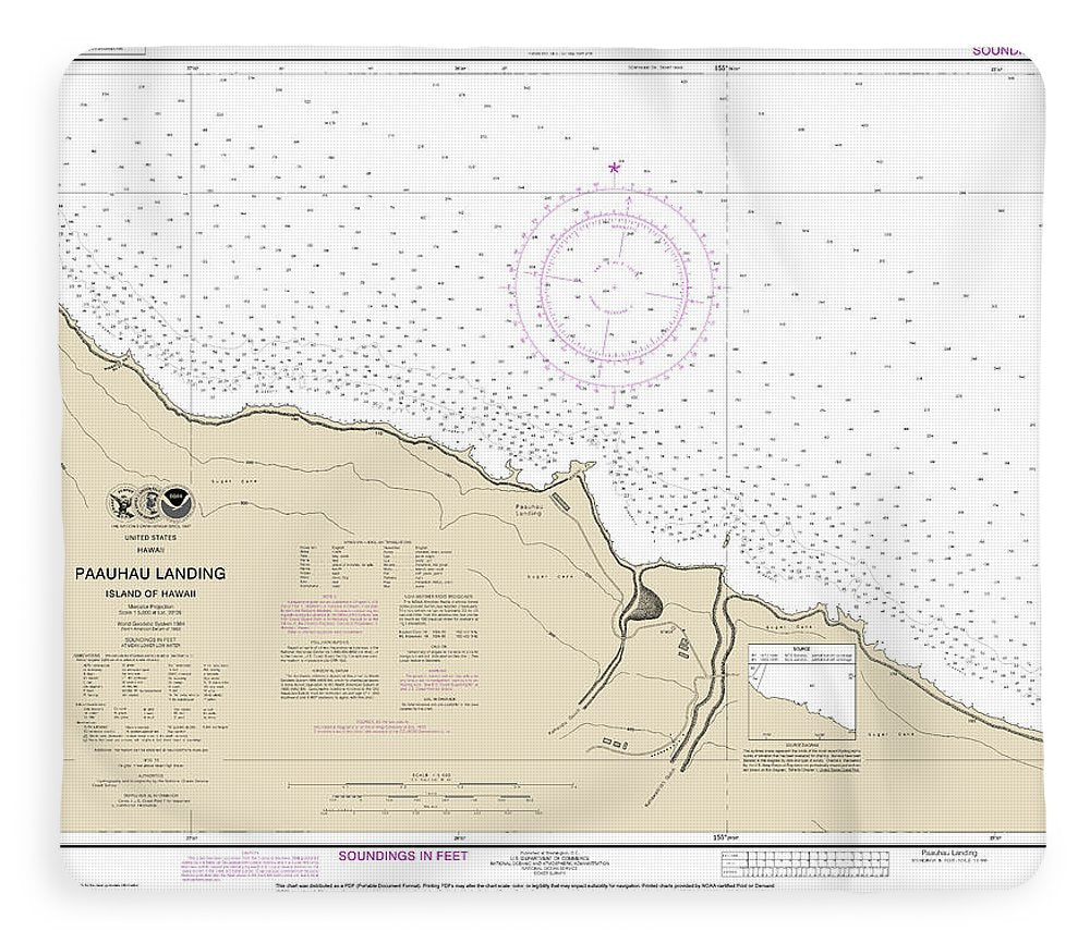 Nautical Chart-19326 Paauhau Landing Island-hawaii - Blanket