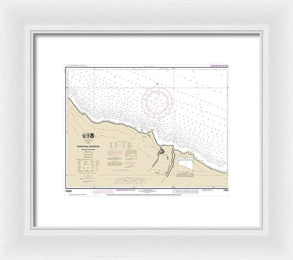 Nautical Chart-19326 Paauhau Landing Island-hawaii - Framed Print