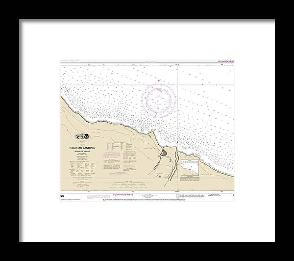 Nautical Chart-19326 Paauhau Landing Island-hawaii - Framed Print