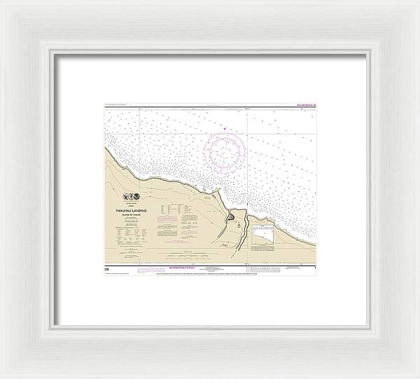 Nautical Chart-19326 Paauhau Landing Island-hawaii - Framed Print