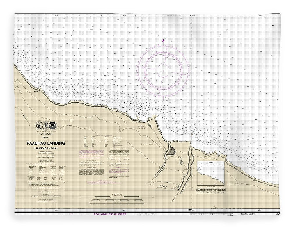 Nautical Chart-19326 Paauhau Landing Island-hawaii - Blanket