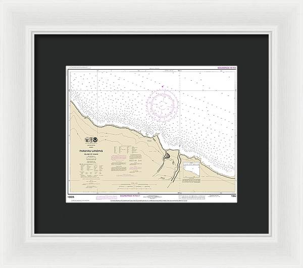 Nautical Chart-19326 Paauhau Landing Island-hawaii - Framed Print