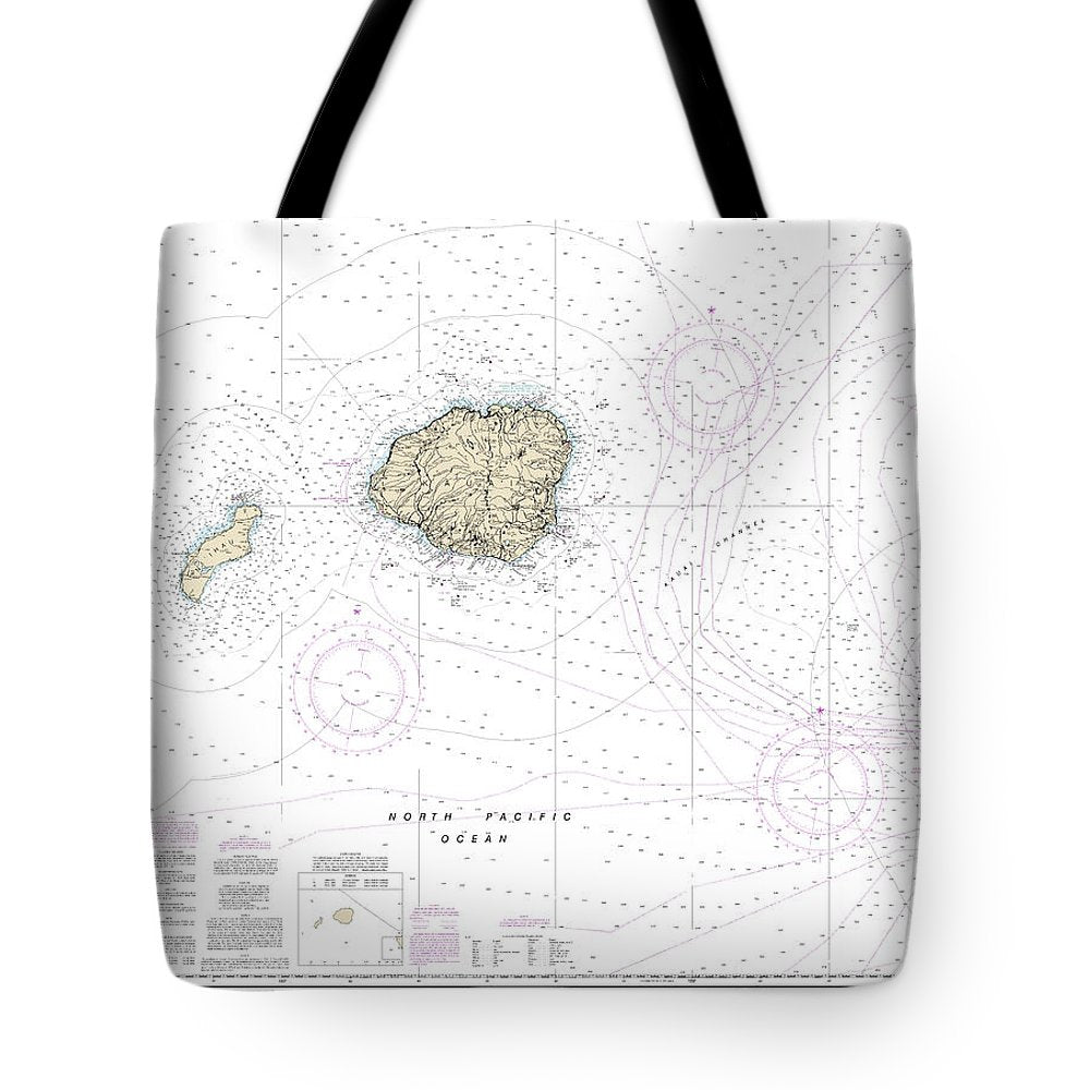 Nautical Chart-19380 Oahu-niihau - Tote Bag