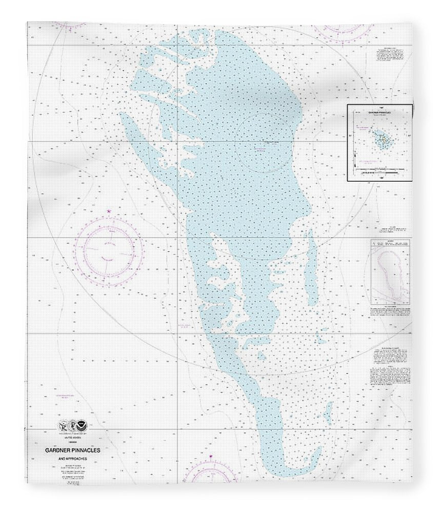 Nautical Chart 19421 Gardner Pinnacles Approaches, Gardner Pinnacles Blanket