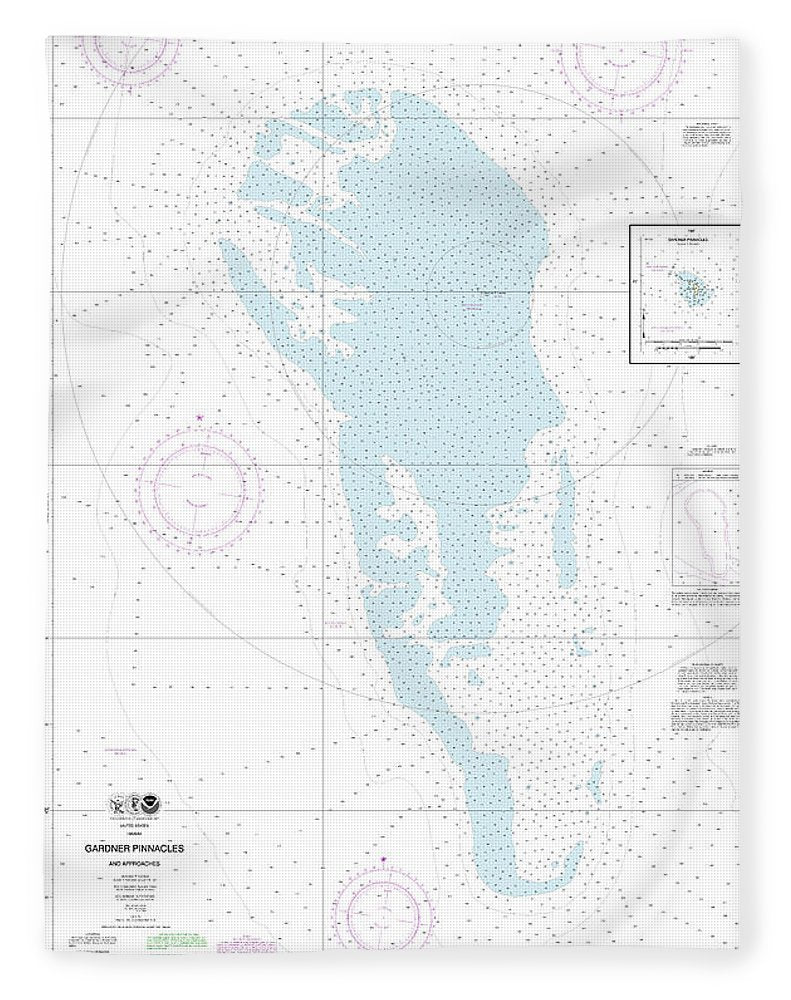 Nautical Chart-19421 Gardner Pinnacles-approaches, Gardner Pinnacles - Blanket