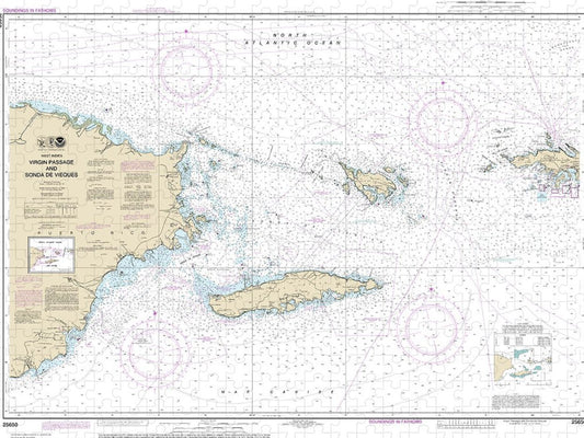 Nautical Chart 25650 Virgin Passage Sonda De Vieques Puzzle