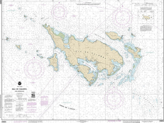 Nautical Chart 25653 Isla De Culebra Approaches Puzzle