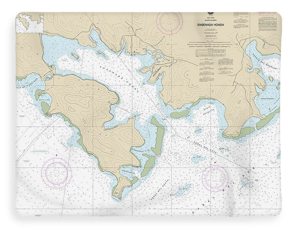 Nautical Chart-25654 Ensenada Honda - Blanket