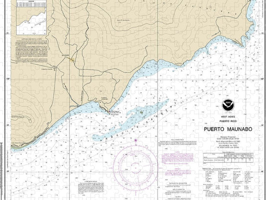 Nautical Chart 25659 Puerto Maunabo Puzzle
