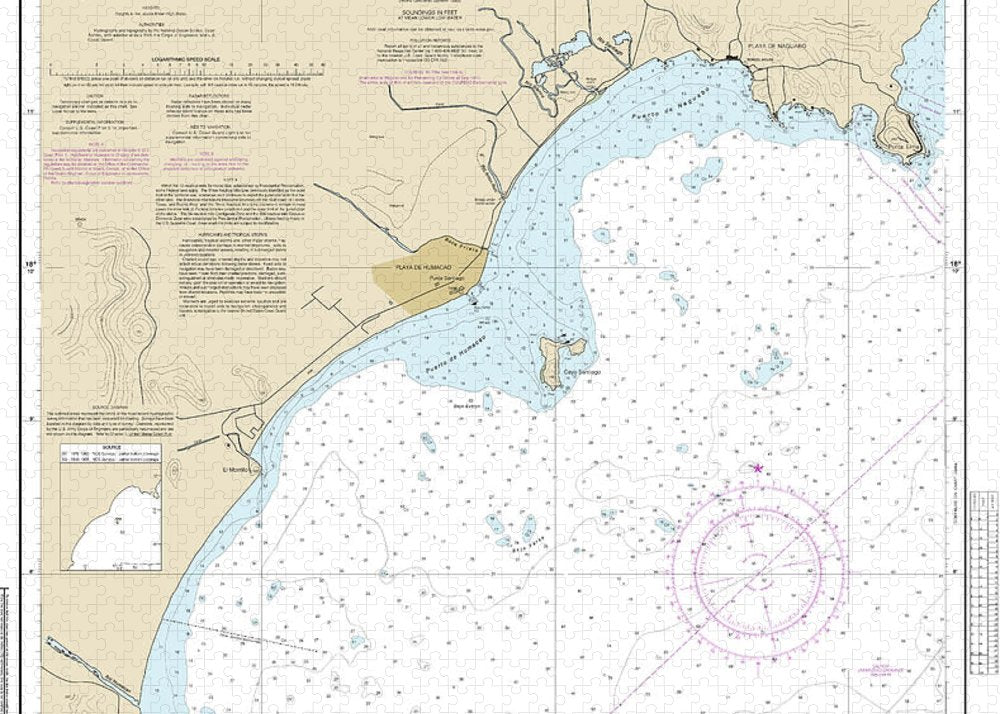 Nautical Chart-25665 Punta Lima-cayo Batata - Puzzle