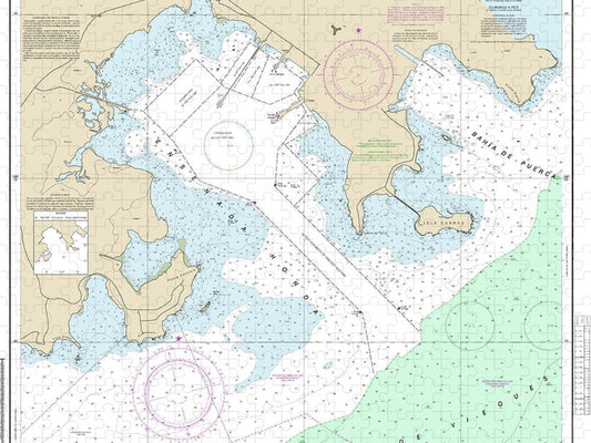 Nautical Chart 25666 Ensenada Honda Puzzle