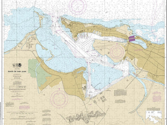 Nautical Chart 25670 Bahia De San Juan Puzzle