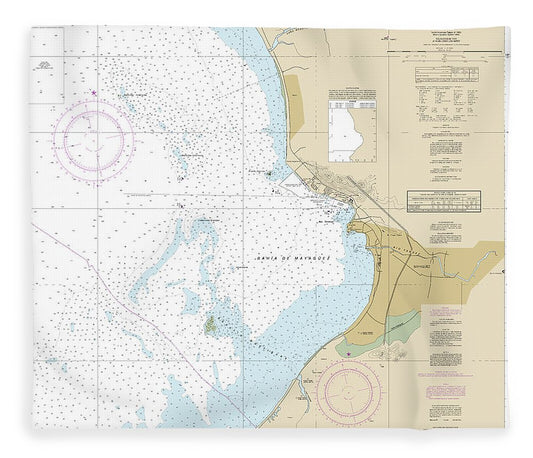 Nautical Chart 25673 Bahia De Mayaguez Approaches Blanket