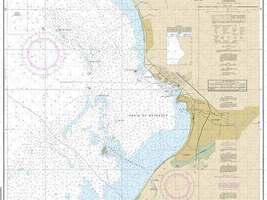 Nautical Chart 25673 Bahia De Mayaguez Approaches Puzzle