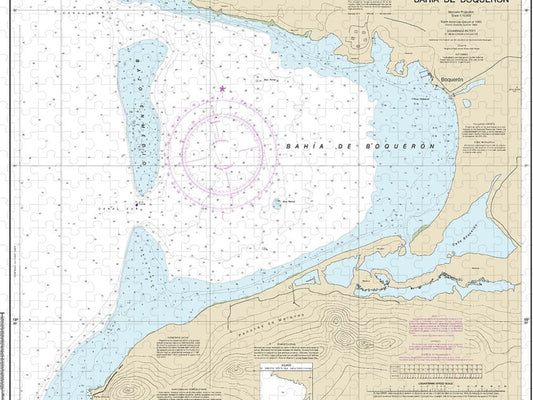 Nautical Chart 25675 Bahia De Boqueron Puzzle