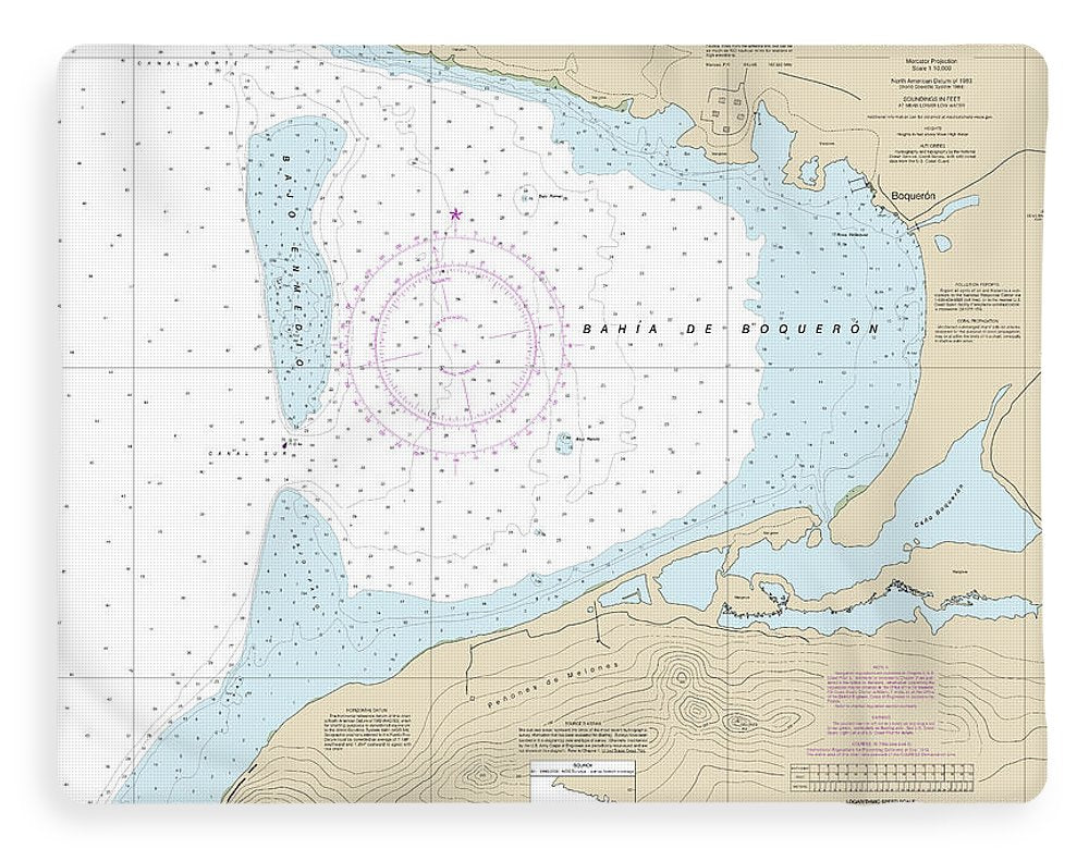 Nautical Chart-25675 Bahia De Boqueron - Blanket