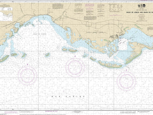 Nautical Chart 25687 Bahia De Jobos Bahia De Rincon Puzzle