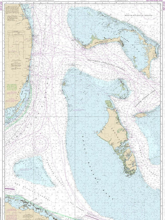 Nautical Chart 4149 Straits Florida “ Eastern Part Puzzle