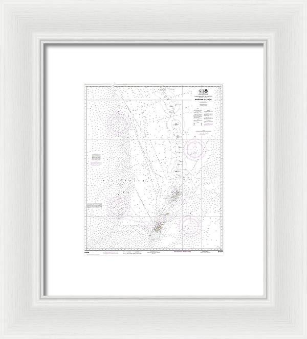 Nautical Chart-81004 Commonwealth-the Northern Mariana Islands - Framed Print