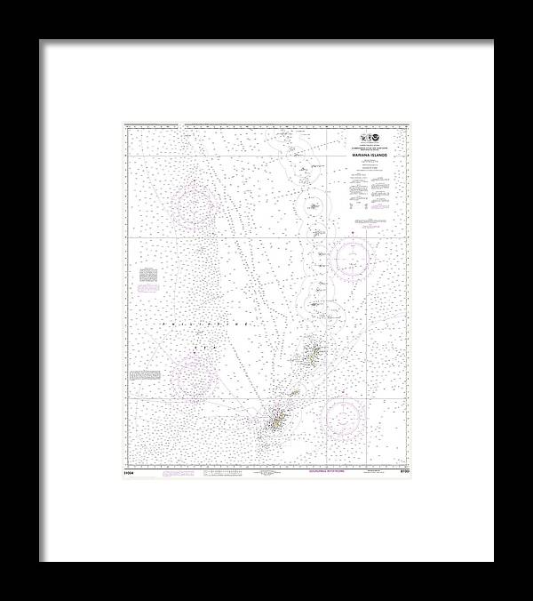 A beuatiful Framed Print of the Nautical Chart-81004 Commonwealth-The Northern Mariana Islands by SeaKoast