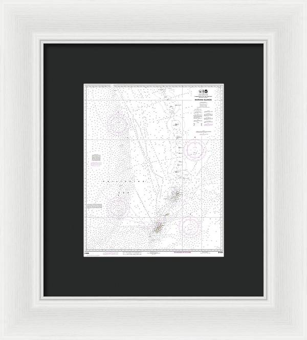 Nautical Chart-81004 Commonwealth-the Northern Mariana Islands - Framed Print