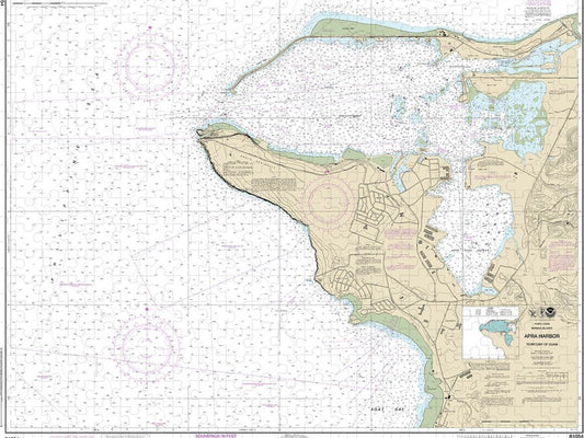Nautical Chart 81054 Mariana Islands Apra Harbor, Guam Puzzle