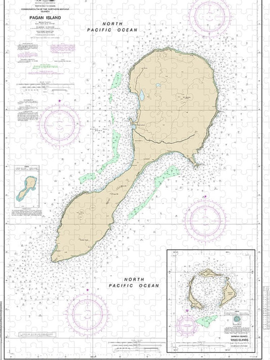 Nautical Chart 81092 Commonwealth The Northern Mariana Islands Puzzle