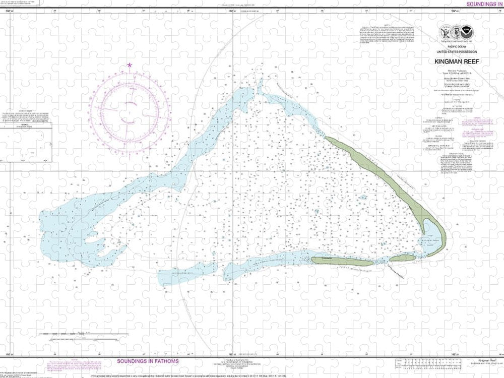 Nautical Chart 83153 United States Possesion Kingman Reef Puzzle