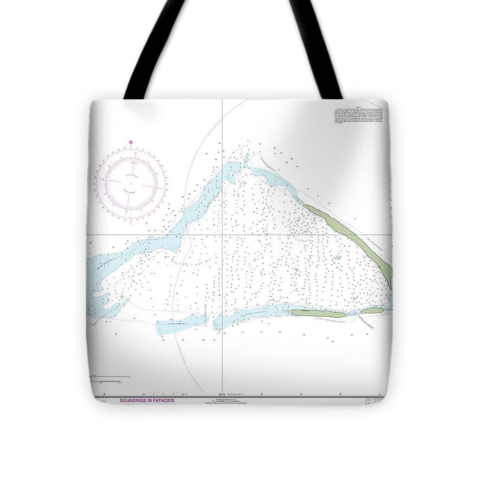 Nautical Chart-83153 United States Possesion Kingman Reef - Tote Bag