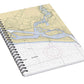 Newport Beach -california Nautical Chart _v3 - Spiral Notebook