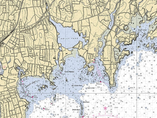 Noroton Connecticut Nautical Chart Puzzle