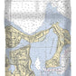 Oyster Bay-new York Nautical Chart - Duvet Cover