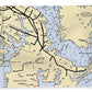 Patapsco River Neck-maryland Nautical Chart - Beach Towel