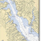 Patuxent River Maryland Nautical Chart - Acrylic Print – 7.5" x 8" – Acrylic Nautical Chart Print by SeaKoast.