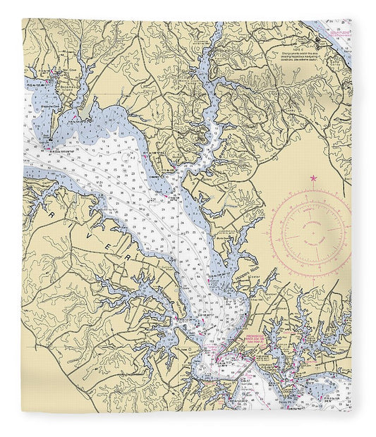 Patuxent River  Maryland Nautical Chart _V3 Blanket