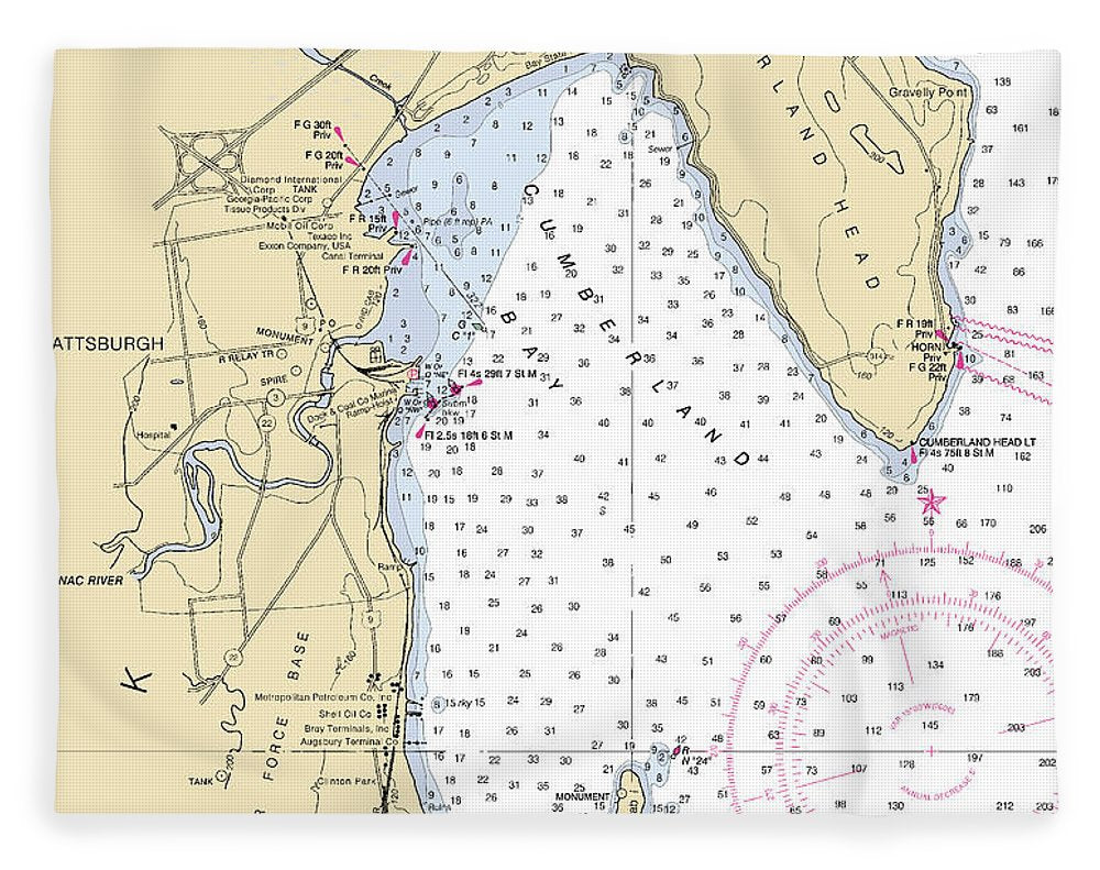 Plattsburg-lake Champlain  Nautical Chart - Blanket