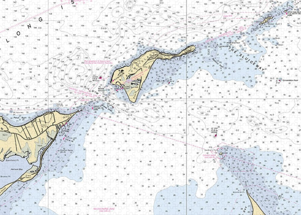 Plum Island-new York Nautical Chart - Puzzle