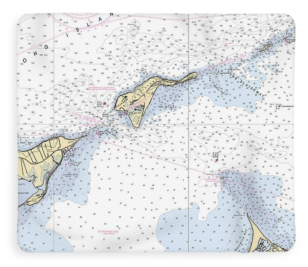 Plum Island-new York Nautical Chart - Blanket