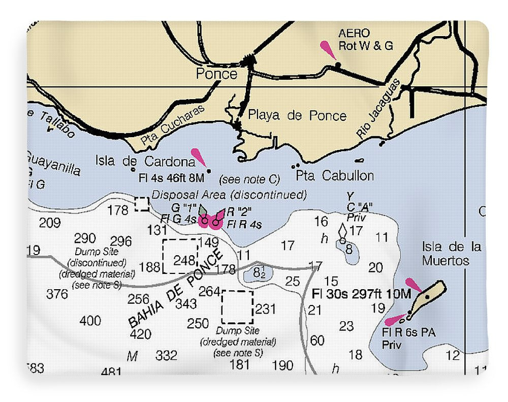 Ponce-puerto Rico Nautical Chart - Blanket