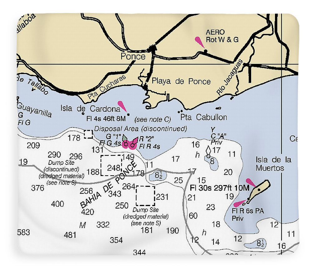 Ponce-puerto Rico Nautical Chart - Blanket