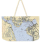 Port-charlotte-punta-gorda -florida Nautical Chart _v6 - Weekender Tote Bag